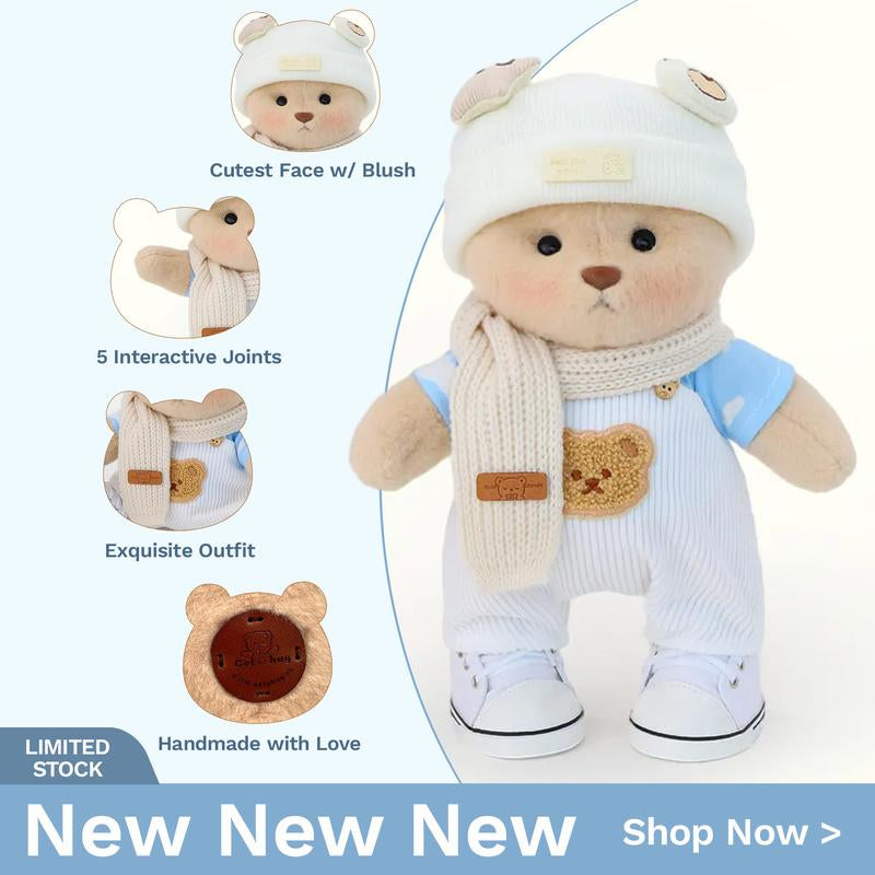 Getahug Handmade Jointed Teddy Bear Gift Collection, Birthday Gifts | 12Inches, Stuffed Animal, Plush, Mothersdaygift, Mothersdaygiftideas, Mothersday