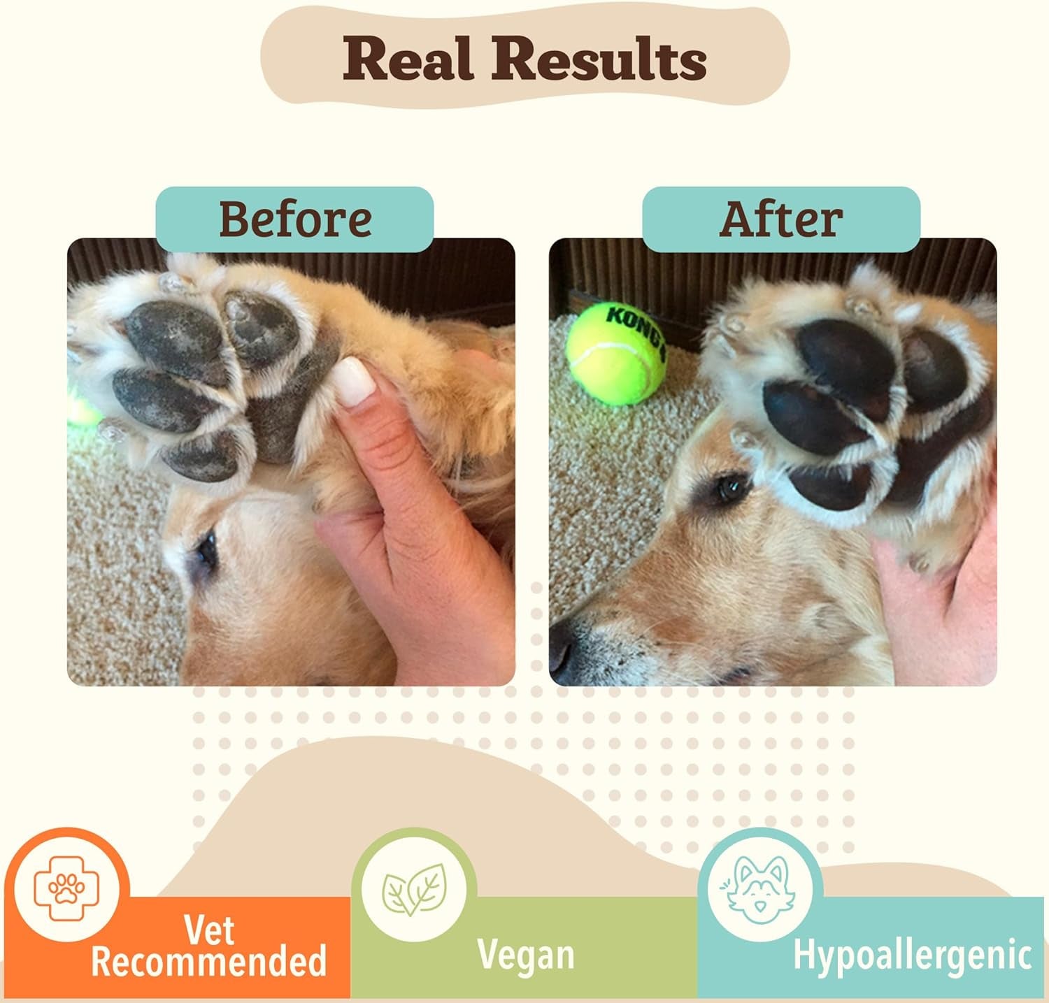 Pawtection Balm for Dogs, Dog Paw Protector, Moisturizing Dog Paw Balm for Dry, Cracked Pad, Protects Paw from Extreme Weather, Paw Lotion for Allergies & Itching (1 Oz Tin)