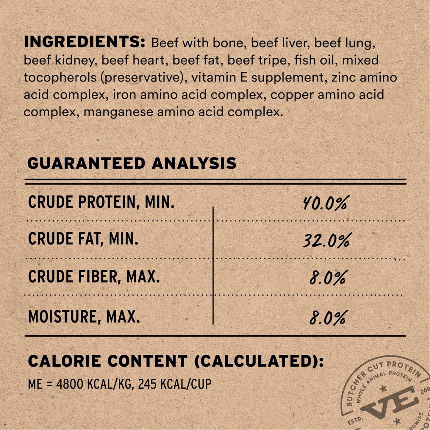 ® Freeze-Dried Raw Beef Entree & Mixer Dog Food Crunchy Nibs, 14 Oz