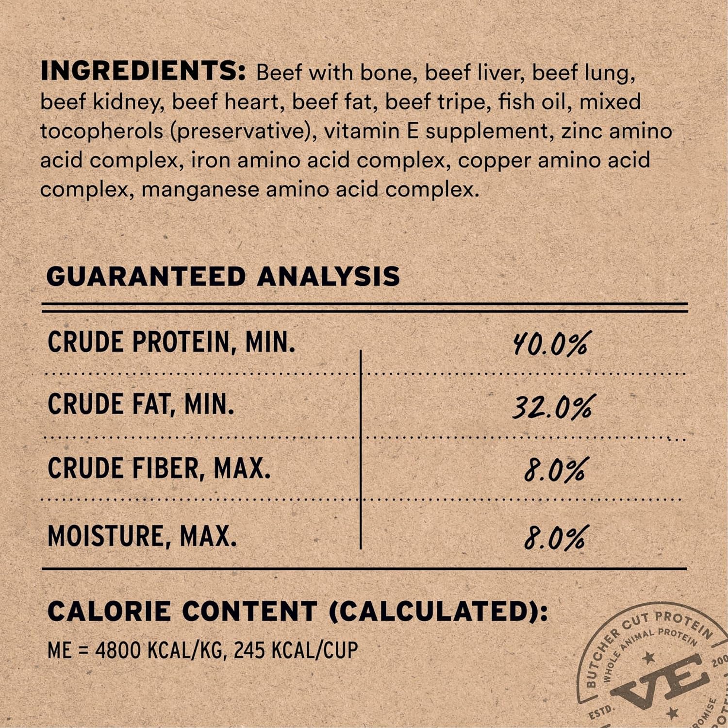 ® Freeze-Dried Raw Beef Entree & Mixer Dog Food Crunchy Nibs, 14 Oz