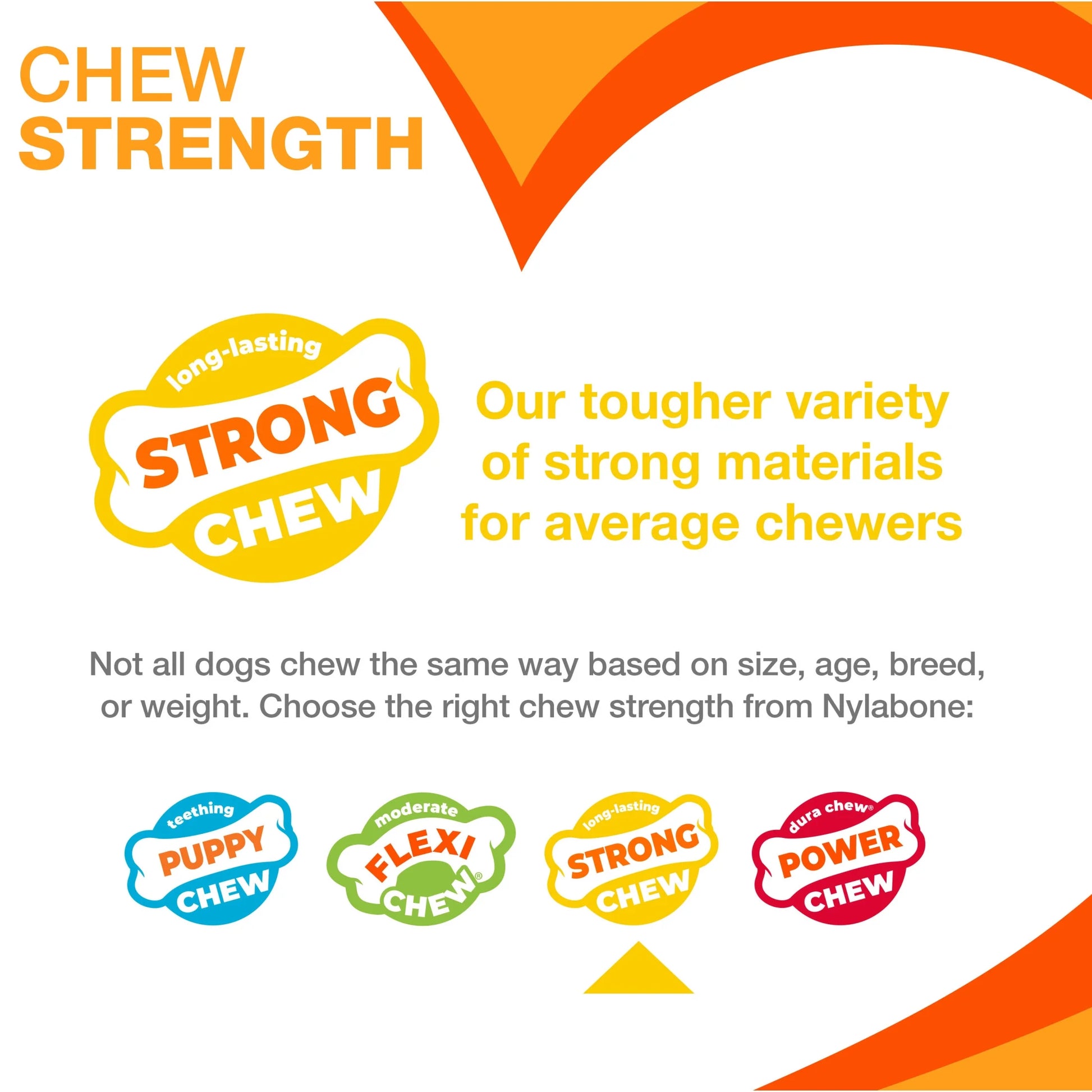Strong Chew Double Action Bone Chew Toy Bacon Cheeseburger Medium - up to 35 Lbs. (1 Count)