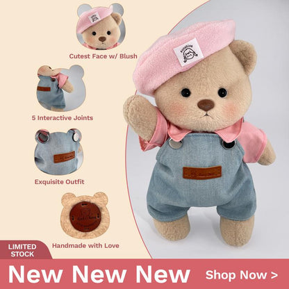 Getahug Handmade Jointed Teddy Bear Gift Collection, Birthday Gifts | 12Inches, Stuffed Animal, Plush, Mothersdaygift, Mothersdaygiftideas, Mothersday