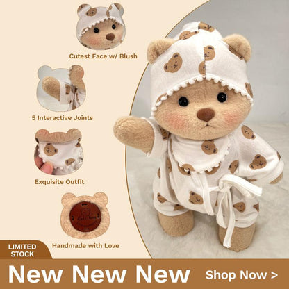 Getahug Handmade Jointed Teddy Bear Gift Collection, Birthday Gifts | 12Inches, Stuffed Animal, Plush, Mothersdaygift, Mothersdaygiftideas, Mothersday