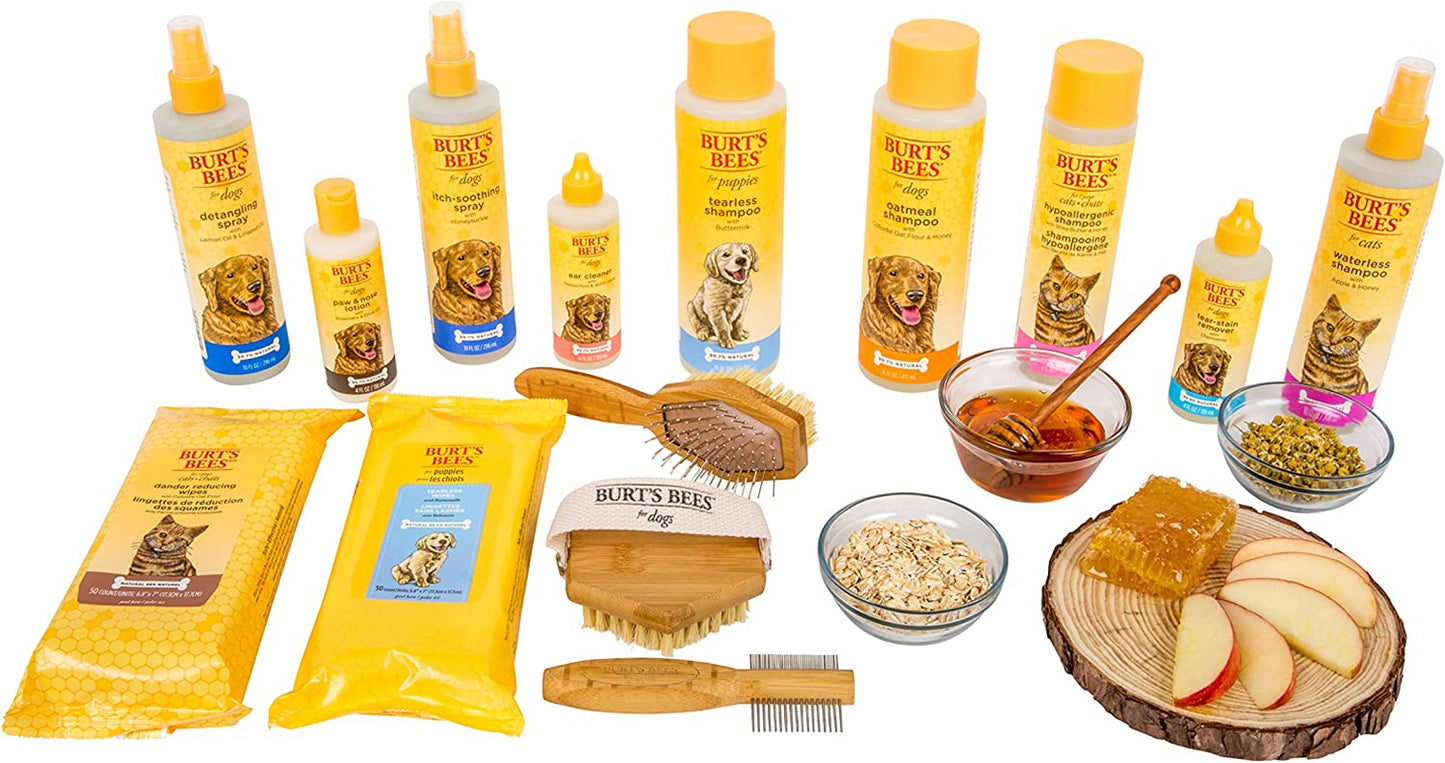 Cat Dander Wipes with Colloidal Oat Flour, 98% Natural Origin Formulas, Cat Dander Remedy, Cat Wipes for Allergy Relief, Cat Dander Wipes, 50Ct