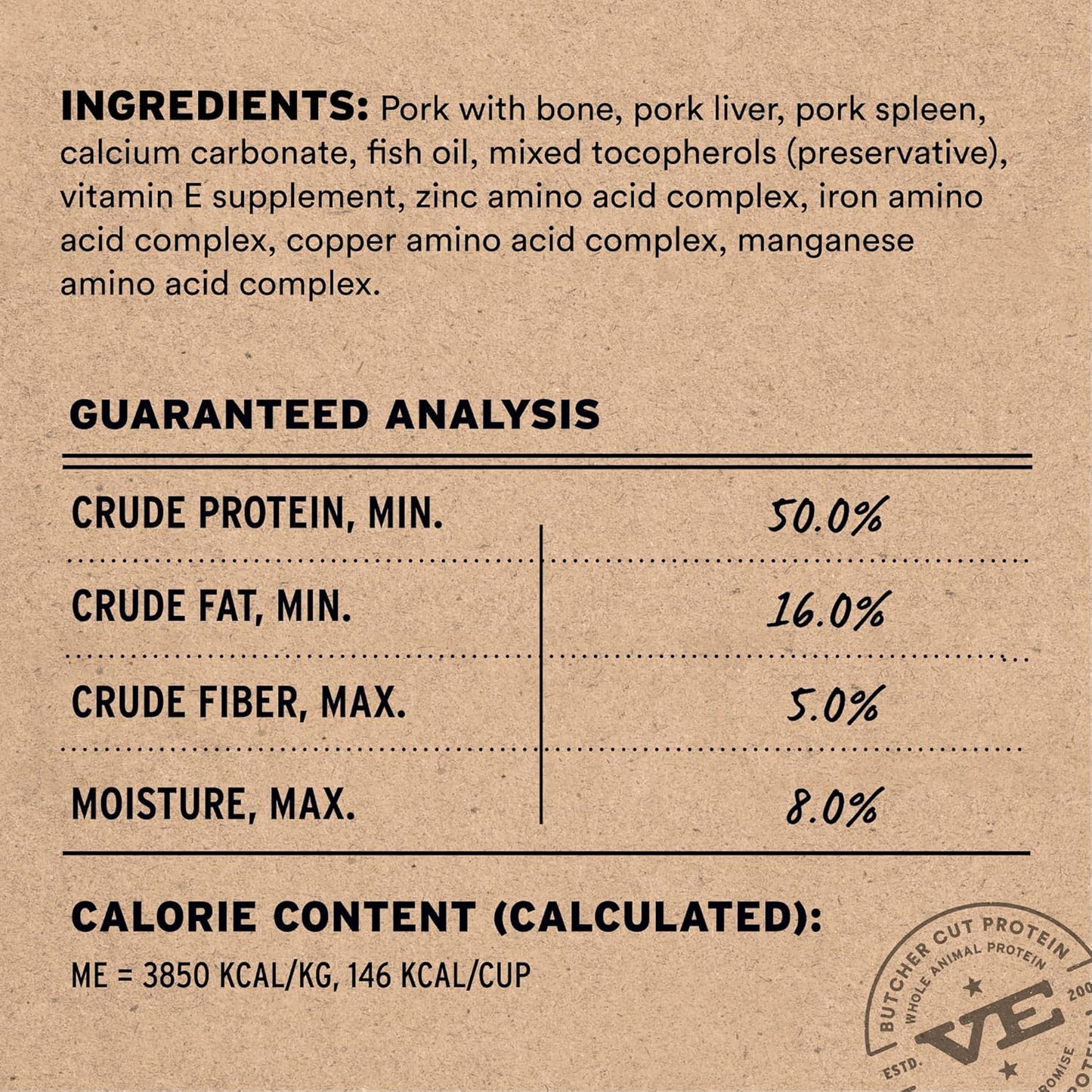 Freeze Dried Raw Pork Entree & Mixer Dog Food Soft Nibs, 14 Oz