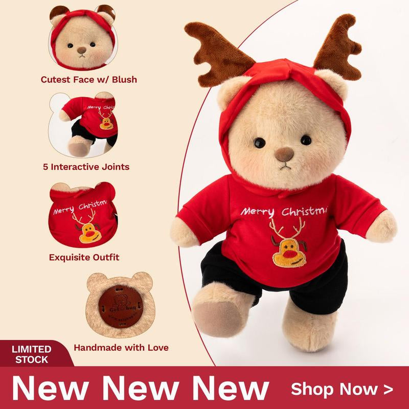 Getahug Handmade Jointed Teddy Bear Gift Collection, Birthday Gifts | 12Inches, Stuffed Animal, Plush, Mothersdaygift, Mothersdaygiftideas, Mothersday