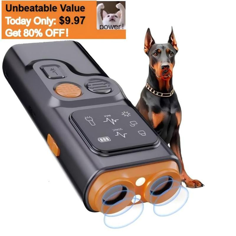 Golipal 2025 Ultrasonic Dog Bark Control Device – Long-Range, No Shouting or Swatting, Just Point and Click to Instantly Stop Unwanted Behavior!