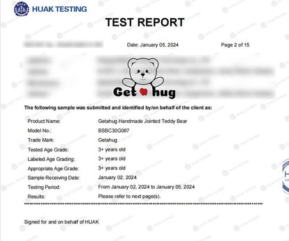 Getahug Handmade Jointed Teddy Bear Gift Collection, Birthday Gifts | 12Inches, Stuffed Animal, Plush, Mothersdaygift, Mothersdaygiftideas, Mothersday