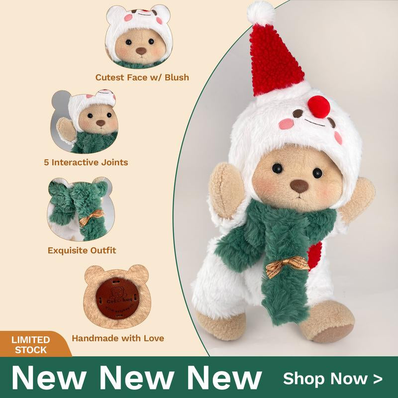 Getahug Handmade Jointed Teddy Bear Gift Collection, Birthday Gifts | 12Inches, Stuffed Animal, Plush, Mothersdaygift, Mothersdaygiftideas, Mothersday