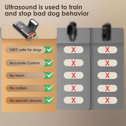 Golipal 2025 Ultrasonic Dog Bark Control Device – Long-Range, No Shouting or Swatting, Just Point and Click to Instantly Stop Unwanted Behavior!