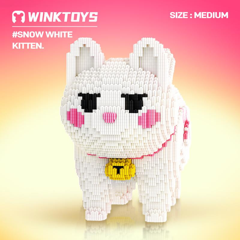 Winktoys Building Block,Kitten Building Block,Cat Toys,Birthday Gift,Trend Decoration,Cool Gifts,Boy,Girl