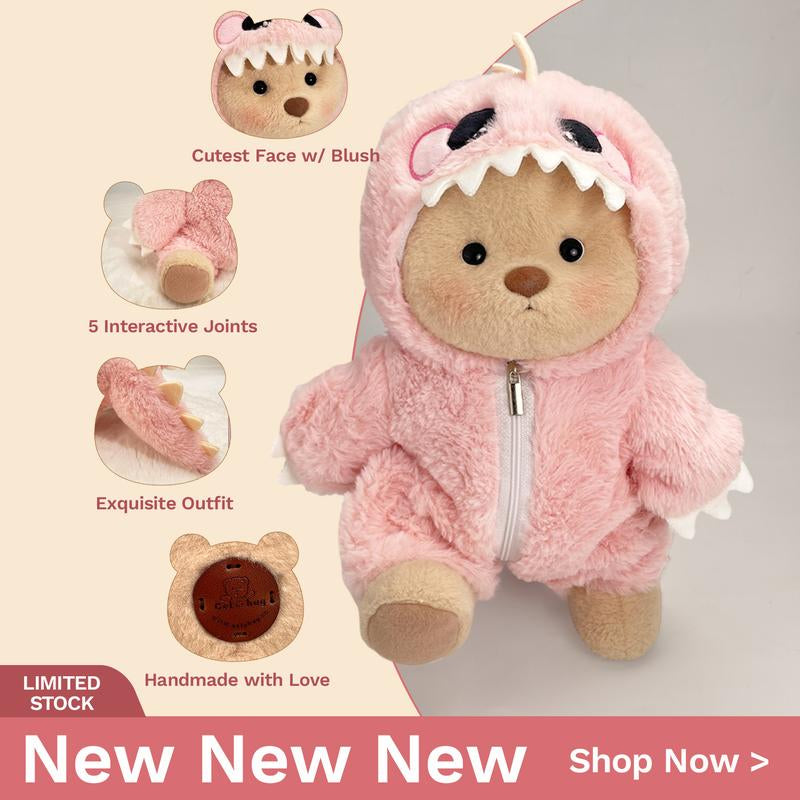 Getahug Handmade Jointed Teddy Bear Gift Collection, Birthday Gifts | 12Inches, Stuffed Animal, Plush, Mothersdaygift, Mothersdaygiftideas, Mothersday